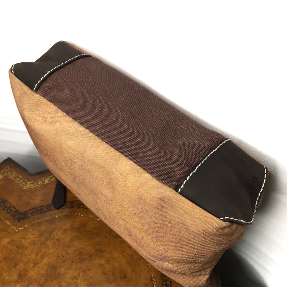 Paul Smith Travel Cosmetic Toiletries Bag Brown - Picture 4 of 7